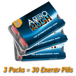 Amino Rush™ Energy Enhancement Pills 3 Packs